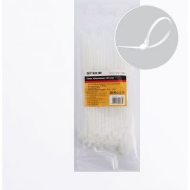 Хомут STEKKER NYCT25-150 нейлоновый 2.5x150 мм, d пучка max 35 мм, нагрузка 8 кг, белый 32773 