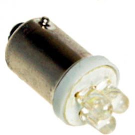 Светодиод Nord-Yada 12 В, T8-03 (3LED), T4W (BA9S), белый, 0.36 Вт, 20 Лм, TM NORD YADA 2 шт. 900287 