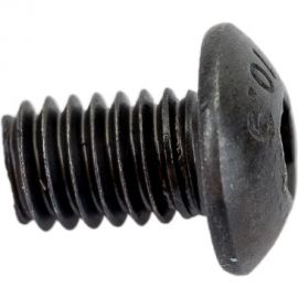 Винт Море-Метизов ISO 7380, класс прочности 10.9, оксид, M4x6 мм, 50 шт. VINT73804650M 