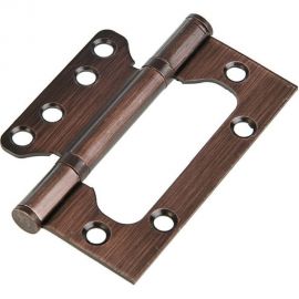 Петля-бабочка ТУНДРА 100х75х2.5 мм, универсальная, без врезки, цвет медь, 2 шт. 3001798 