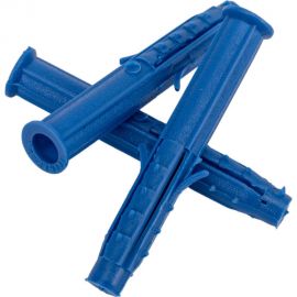 Распорный дюбель Чапай 5х40 шипы+усы, синие 1000шт - пакет Tech-Krep 111140 