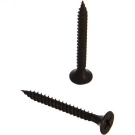 Саморез Качественный КРЕПЕЖ 3.5x35 мм, потай, частая резьба, оксид, 260 шт 0300395 КЧ 