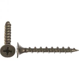 Саморез Качественный Крепеж 3,5х32 потай, крупная резьба, оксид 280 шт 0300361 КЧ 