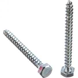 Шуруп с шестигранной головкой крепежная техника 6х60, 150 шт. БК 497106 