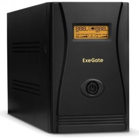 Источник бесперебойного питания ExeGate SpecialPro Smart LLB-1600.LCD.AVR.EURO.RJ 1600VA/950W, LCD, AVR, 4 евророзетки, RJ45/11 285512 