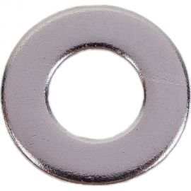 Нержавеющая плоская шайба KREPFIELD М4, DIN 125, А2, 200 шт. 125A2ШАЙБАМ4,3-200 