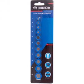 Набор магнитных вставок в торцевые головки 8-19 мм, 11 шт KING TONY 91000M 