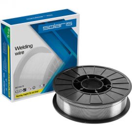 Проволока сварочная FLUX E71T-GS 0.8 мм, 5 кг, без газа, порошковая SOLARIS WM-E71TGS-08050 