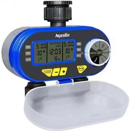 Электронный двухканальный таймер для полива Zitrek aqualin at04 c жк-дисплеем 082-2053 