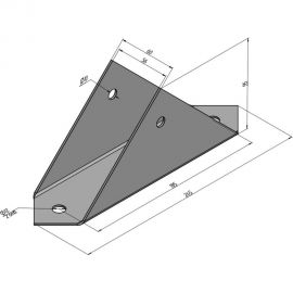 Подпятник для мачты Мачты.ру ПДК8-10 цинк 259440116810 