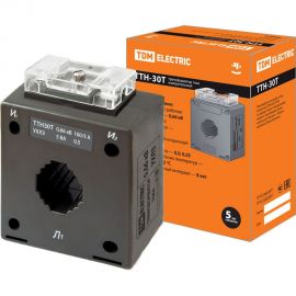 Трансформатор тока TDM ТТН 30T/100/5- 5VA/0,5-Р SQ1101-1064 