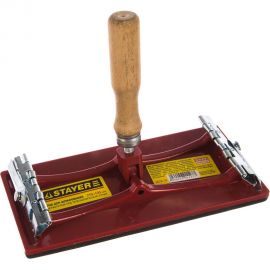 Шлифовальная терка STAYER с держателем под телескопическую ручку, 210x105мм 3570-10 