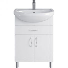 Комплект Sanstar напольная тумба Вольга 60 с раковиной Уют 60 337.1-1.4.1.КУЮТ 