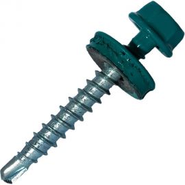 Cамосверлящий винт HARDWEX ТМ HWX2-W-P5-4.8x35 мм, сверло №1, RAL 5021, 250 шт. 5190000002076 