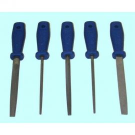 Набор напильников CNIC A14 200 мм, №2, с пластмассовой ручкой, 5 шт. 32420 