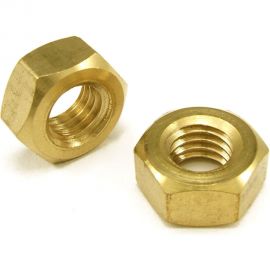 Шестигранная гайка Insparion din 934, латунь, М6, 10 шт. С1-00001023 