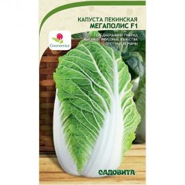 Семена Садовита Капуста пекинская Мегаполис F1 10 шт. Greenomica 00216417 