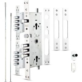Врезной цилиндровый мультисистемный замок KALE KILIT 256, 85BS63, 30CP, SP, w/ o Ros, STB 25600000079 