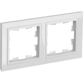 2-местная рамка IEK Brite ру-2-брб белый BR-M22-K01 