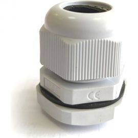 Сальник ГОФРОМАТИК pg 7 пластик (3-6,5мм) ip68 серый zeta30908 