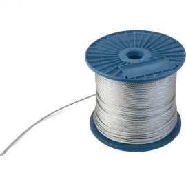 Стальной оцинкованный трос Netlink din 3055, 4 мм, 250 м 00000001128 