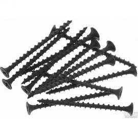 Саморез Качественный КРЕПЕЖ 4,2х64 потай, крупная резьба, оксид 1 кг 1000815 КЧ 