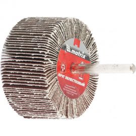 Круг лепестковый (60x30x6 мм; Р120) для дрели MATRIX 74126 