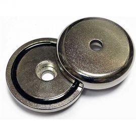 Магнитное крепление с отверстием Проф-магнит В42, сцепление 32 кг, 2 шт. PMYP-B-42 