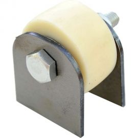 Ролик Rolik-Opt капролон, d.50 мм, гладкий, на пластинах К2519 