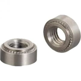 Круглая запрессовочная гайка ЦКИ S М4-1 1,0 мм, Ц, 100 шт. 35023 