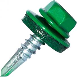 Самосверлящий винт HARDWEX ТМ HWX7-W-P9-5.5x19 мм, св.№3, RAL 6002, 250 шт. 5190000023637 