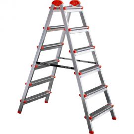 Стальная двухсторонная стремянка Perilla ЯРУС 6 ступеней 122406 