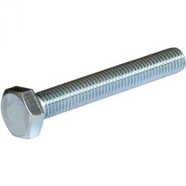 Болт ЦКИ DIN 933, М12x180 мм, 8.8, цинк, SW19, аналог ГОСТ 7798-70, 5 шт. 46831 