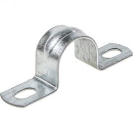 Металлическая двухлапковая скоба ТРИЗАМ 25-26 мм, 25 шт. TRZ0343 