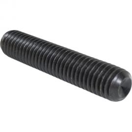 Установочный винт ЦКИ DIN 916, М10x16 45Н, окс., HEX5, 25 шт. 26777 