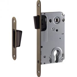 Врезной магнитный замок НОРА-М 25М-85 старая бронза 18521 