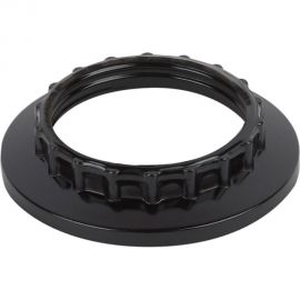 Кольцо для патрона ЭРА E27, пластик, черное Б0043680 
