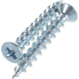 Саморез для оконного профиля крепежная техника белый, Philips, 4х30, 1000 шт. 430852 БК 