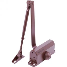 Дверной доводчик БУЛАТ ДД 501/1 A-C, 15-30 кг, коричневый 13488 