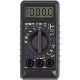 Цифровой мультиметр TopAuto звуковая прозвонка цепи, компактный в блистере DT182 