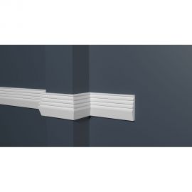 Стеновой молдинг Decor-Dizayn ударопрочный влагостойкий под покраску 45Х15Х2000 мм DD619 