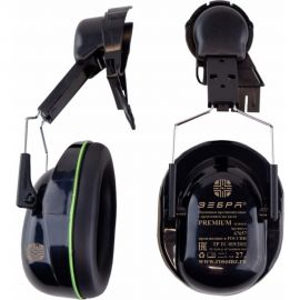 Противошумные наушники с креплением на защитной каске РОСОМЗ сомз-65 зебра premium 27 дб 67657 