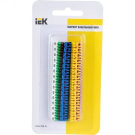 Маркер IEK МКН комплект цифр 0-9 1.5мм 150шт UMK01-02-09 7442033 