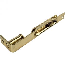 Прямой врезной шпингалет ALDEGHI LUIGI SPA 150x20 мм, сталь с латунным покрытием 211AO015 