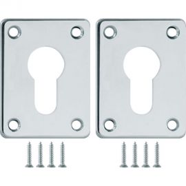 Накладка на цилиндр FUARO ESC.C+C/K.set (ESC083) CP хром (2 шт.) 27845 