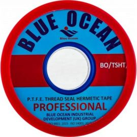 ФУМ-лента Blue Ocean 25 мм, 0,075 мм, 10 м BO/TSHT/075 