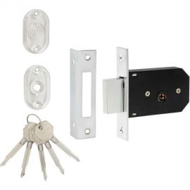 Врезной замок под крестовой ключ VETTORE 900 AF CP, 5 ключей, хром 20320 