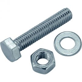 Болт с шестигранной головкой vipкрепеж набор, полная резьба, din 933, 10x30, 3 шт. 27904 VIP 