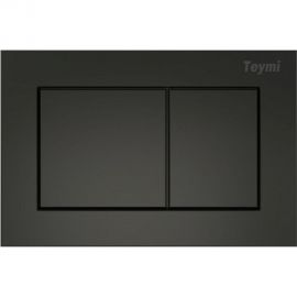 Клавиша смыва Teymi Aina двойной смыв, черный матовый T70013BM ЦБ-00266818 