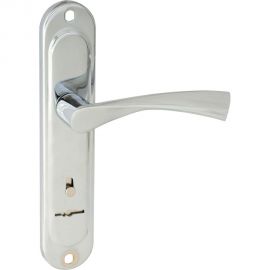 Ручка на планке VETTORE 42.323 AL R CP правая, алюминий, хром 20358 